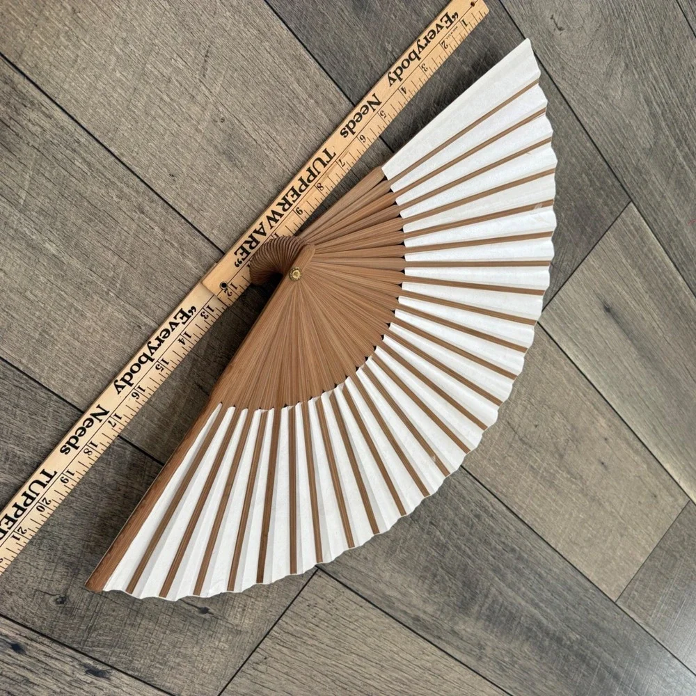 A Fan of Korea Ssireum Korean Wrestling Folding Fan Bamboo Paper Kim Hong-do Art